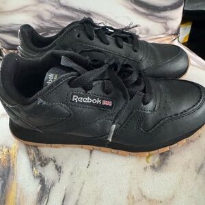 Reebok Kids Black and Tan Sneakers